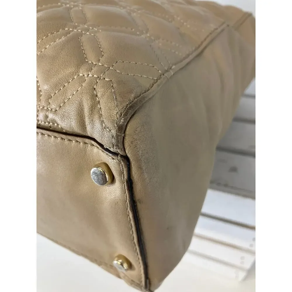 KATE SPADE LARGE QUILTED SMOOTH LEATHER SHOULDER BAG ASIS